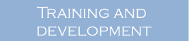 Training and development